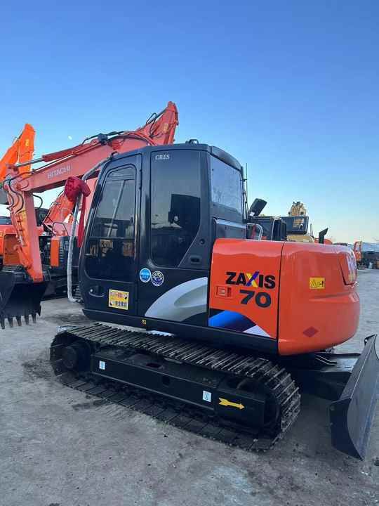 Hitachi Zaxis 70 crawler excavator, side view