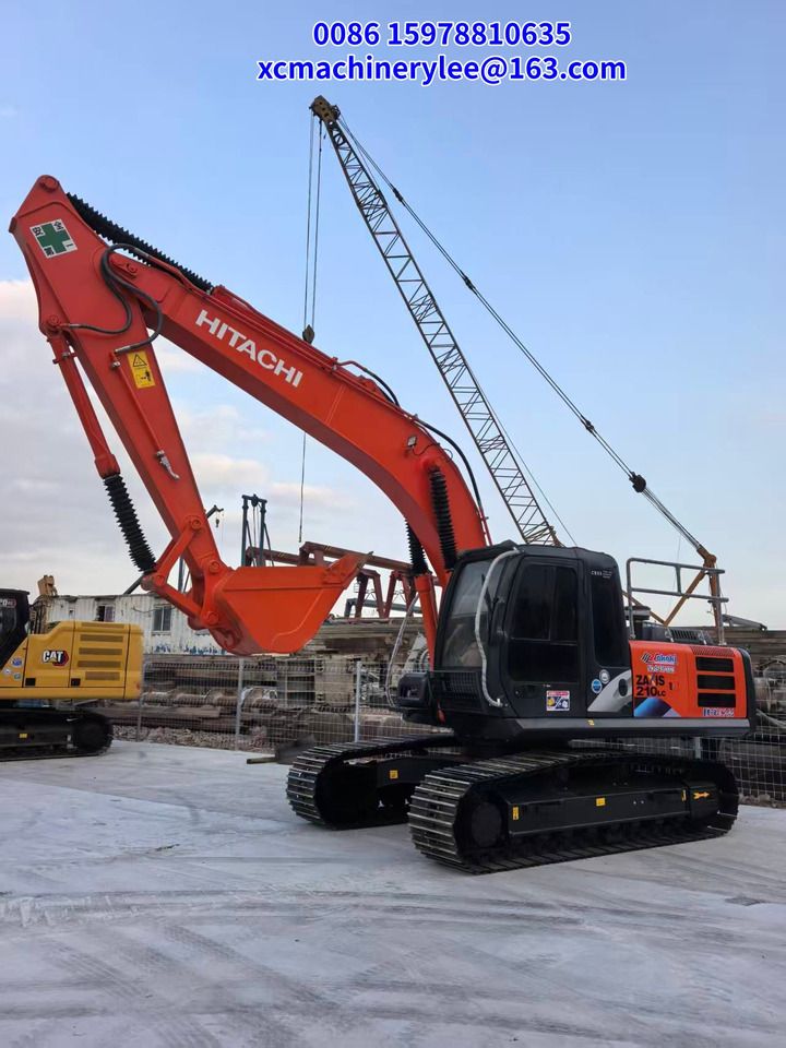 2023 Hitachi Zaxis 210LC crawler excavator, side view 2023 Hitachi Zaxis 210LC crawler excavator, side view