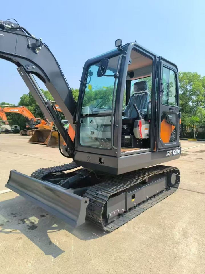2026 Doosan DX60D mini excavator, side view 2026 Doosan DX60D mini excavator, side view