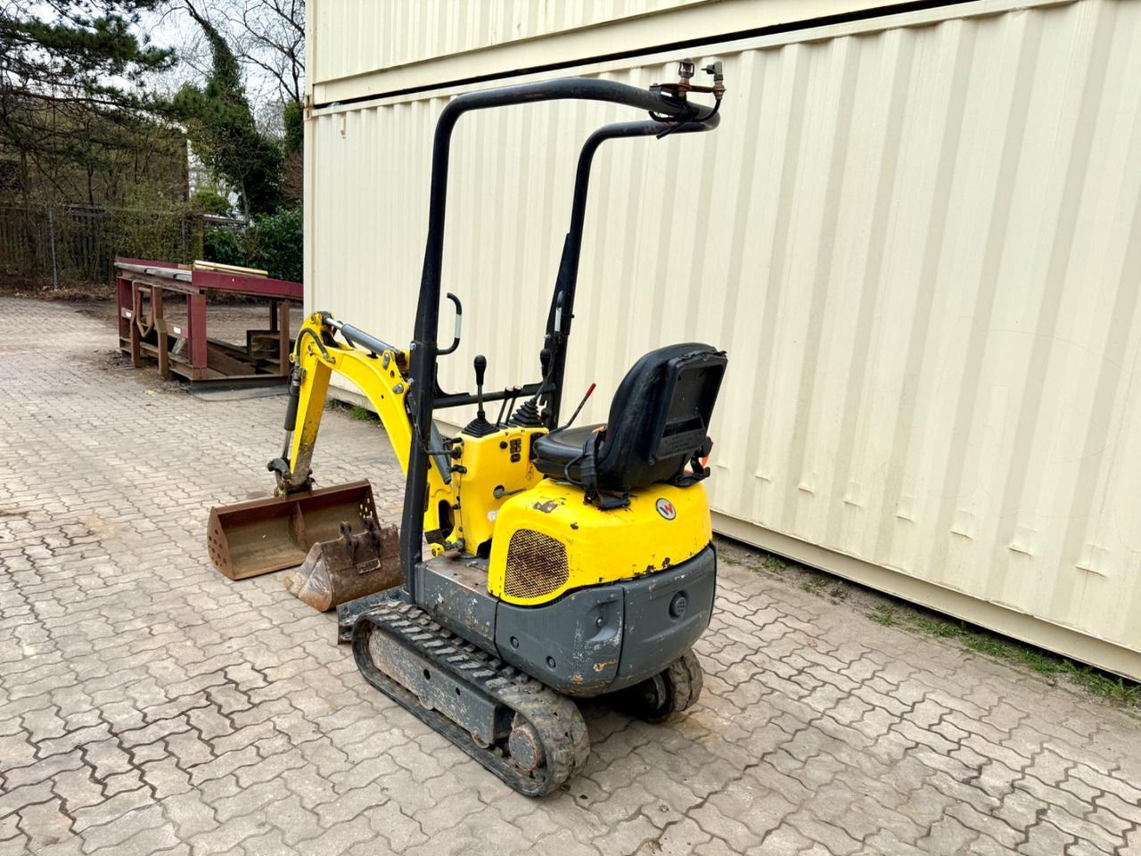 2019 Wacker Neuson 803 mini excavator, rear three-quarter view 2019 Wacker Neuson 803 mini excavator, rear three-quarter view