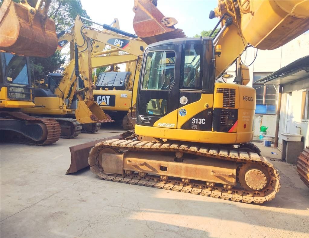 2022 Caterpillar 313C SR crawler excavator, side view