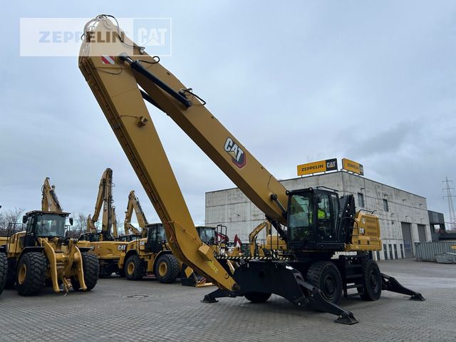 2022 Caterpillar MH3040-07A material handler, side profile view