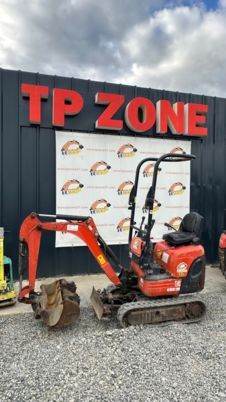 2018 Kubota K008-3 mini excavator, side view 2018 Kubota K008-3 mini excavator, side view