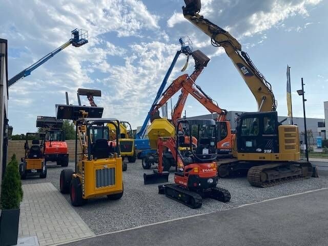 2021 Kubota U50-5 mini excavator, front three-quarter view