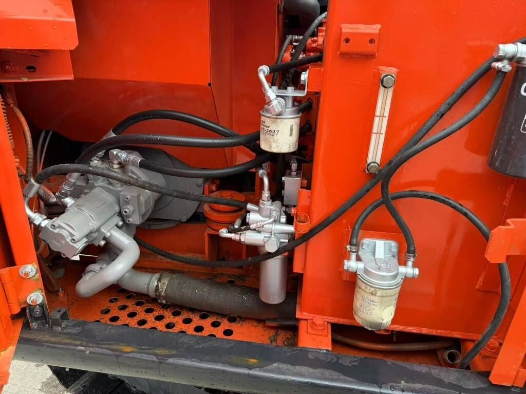 2025 Hitachi ZX60 mini excavator engine compartment view