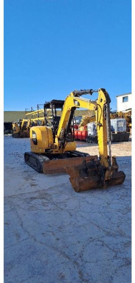 2018 Caterpillar 305.5E2 crawler excavator, front three-quarter view 2018 Caterpillar 305.5E2 crawler excavator, front three-quarter view