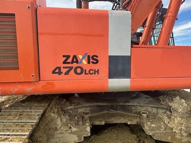 2008 Hitachi Zaxis 470LCH demolition excavator side view