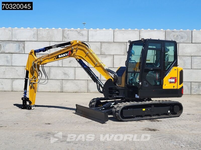 2024 Sany SY60 C mini excavator, side view 2024 Sany SY60 C mini excavator, side view