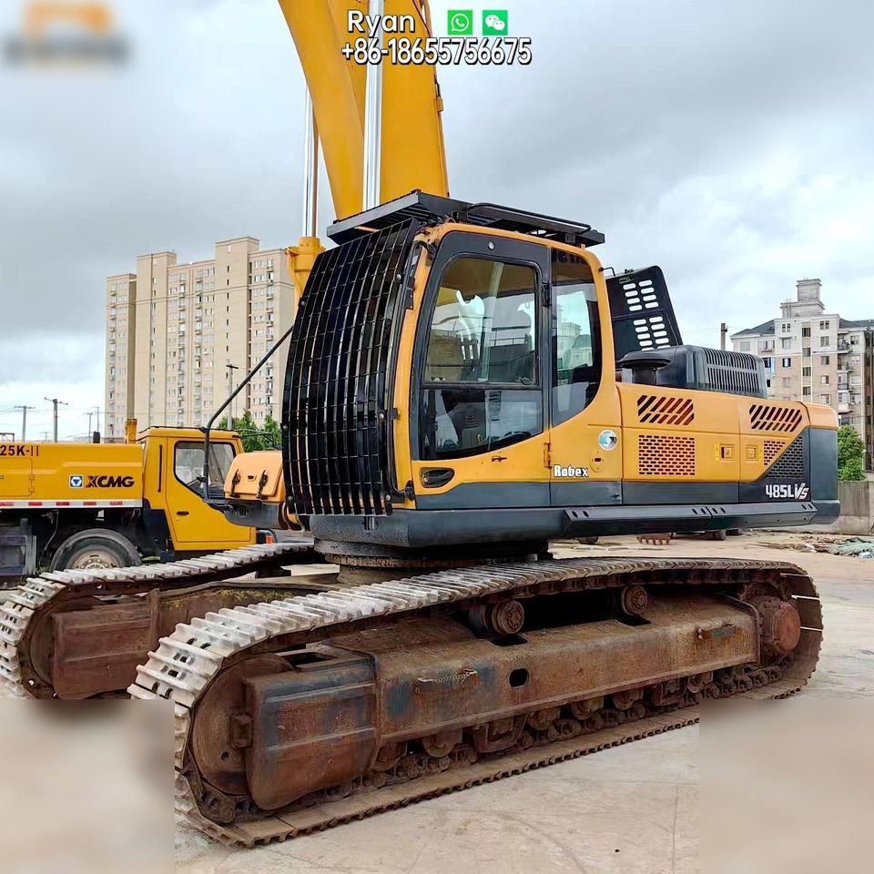 2020 Hyundai R485LVS crawler excavator, side view 2020 Hyundai R485LVS crawler excavator, side view