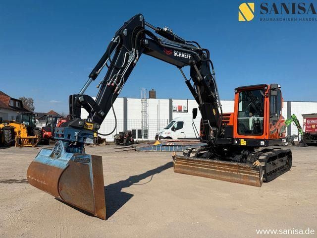 2021 Schaeff TC 125 crawler excavator, side view