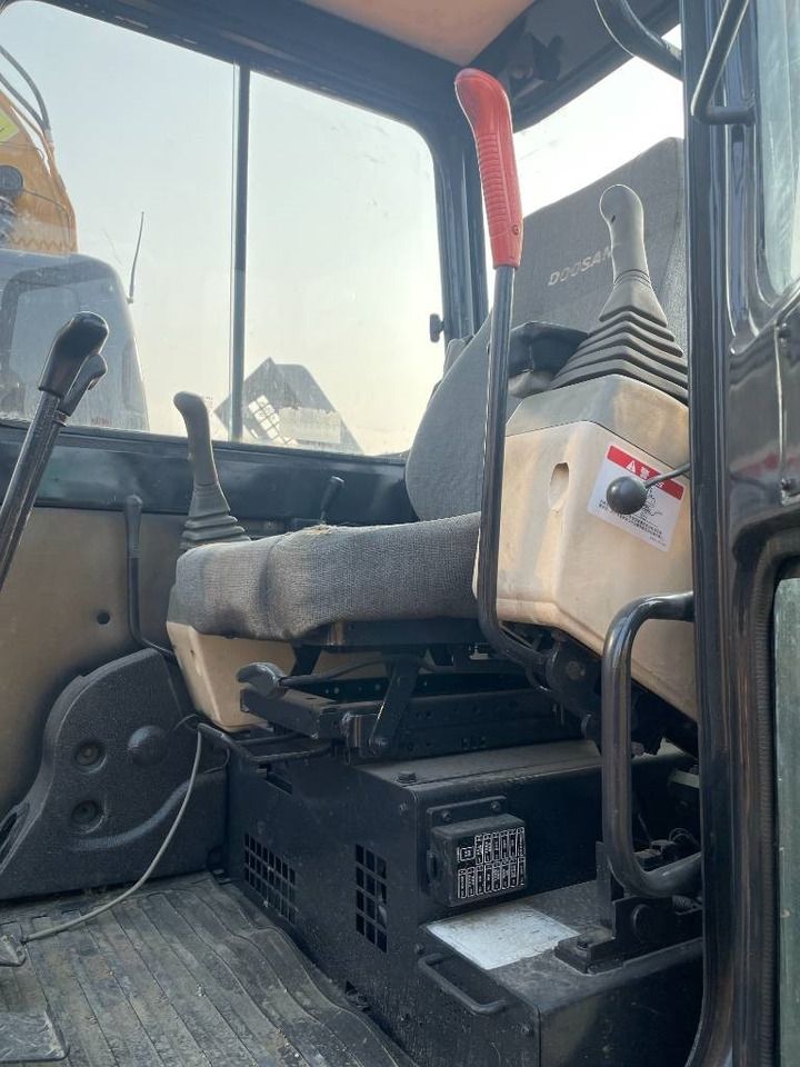 2024 Doosan DH55 mini excavator interior cab view 2024 Doosan DH55 mini excavator interior cab view