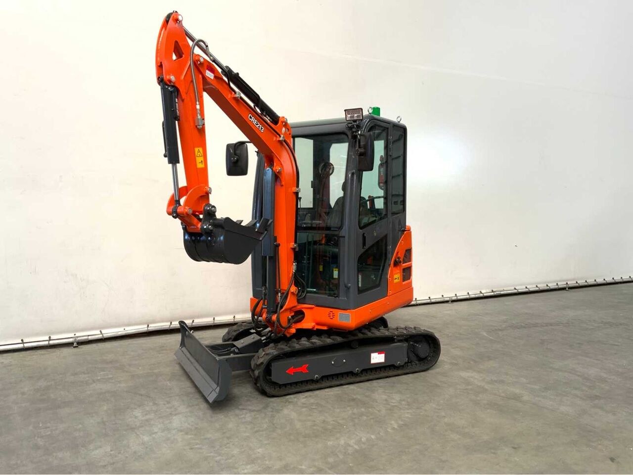 2025 Kubota CRE213 mini excavator, side view