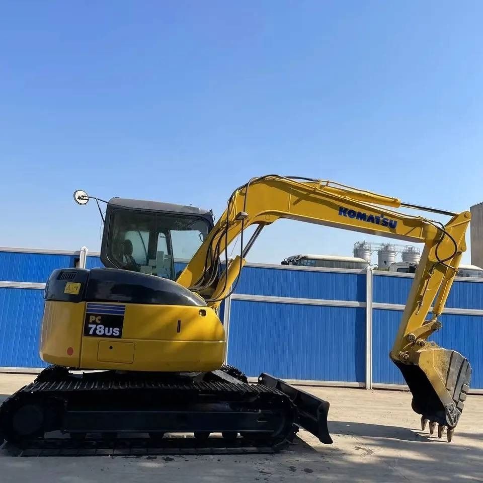 2023 Komatsu PC78US-6 mini excavator, side profile view