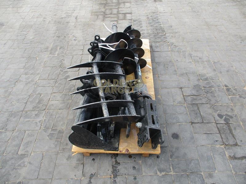 2025 Future mini excavator auger attachment, high-angle view