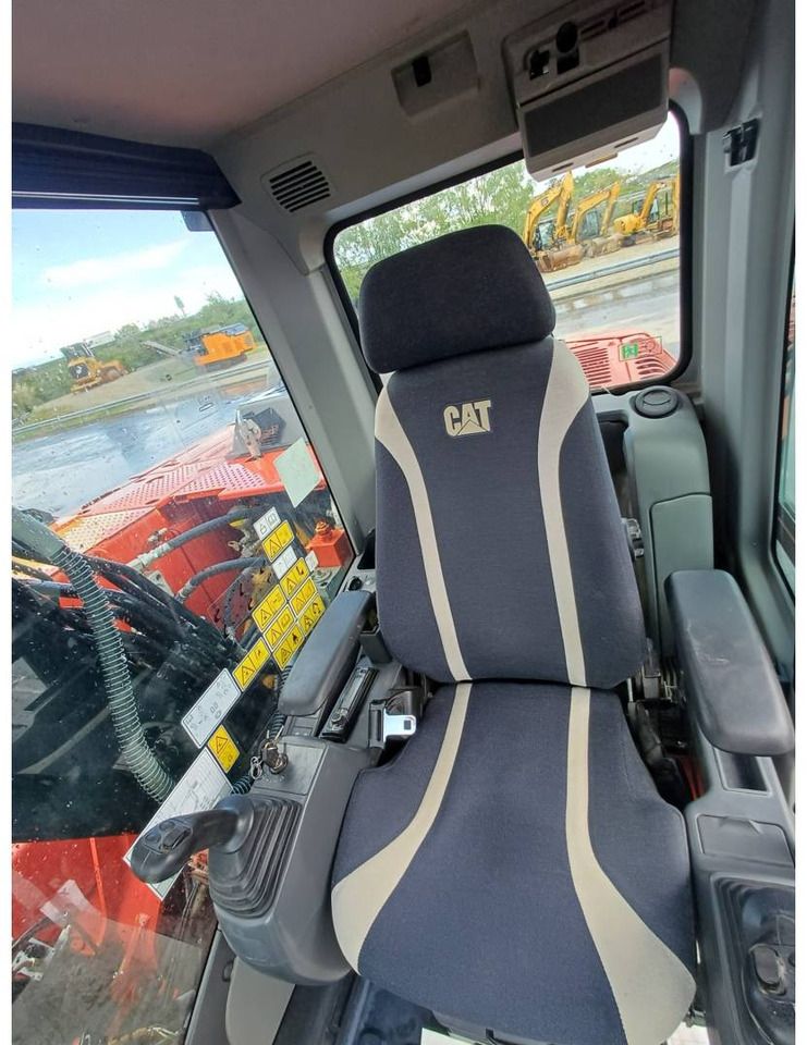 2020 Caterpillar 313F GC excavator interior cab view