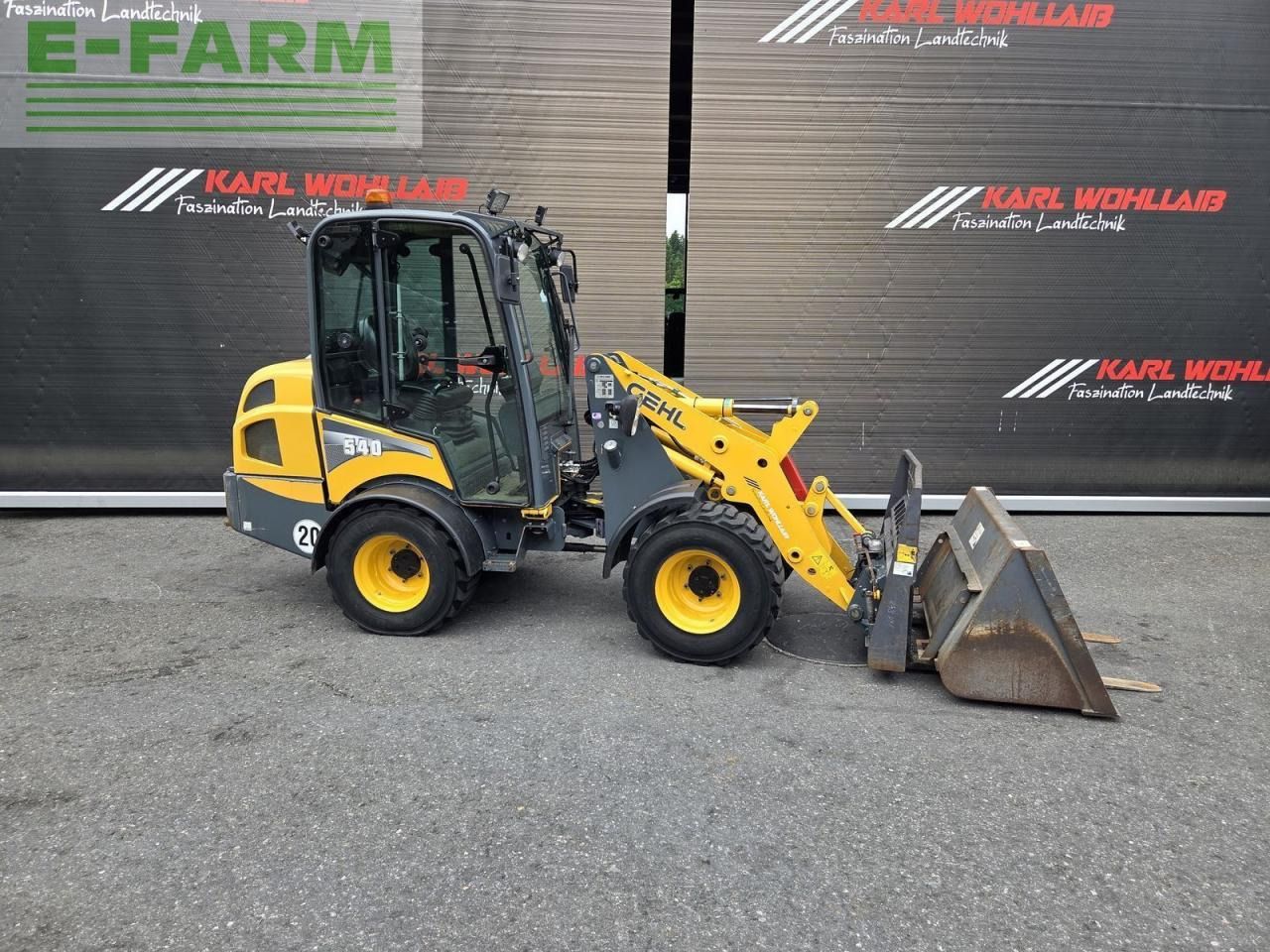 2017 Mustang AL540 mini excavator, side view