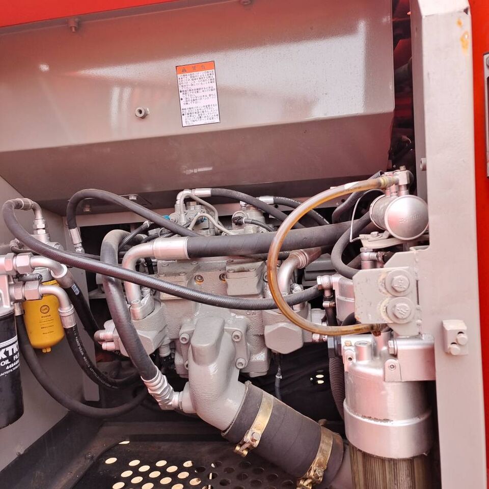 2024 Hitachi ZX200 crawler excavator engine compartment detail