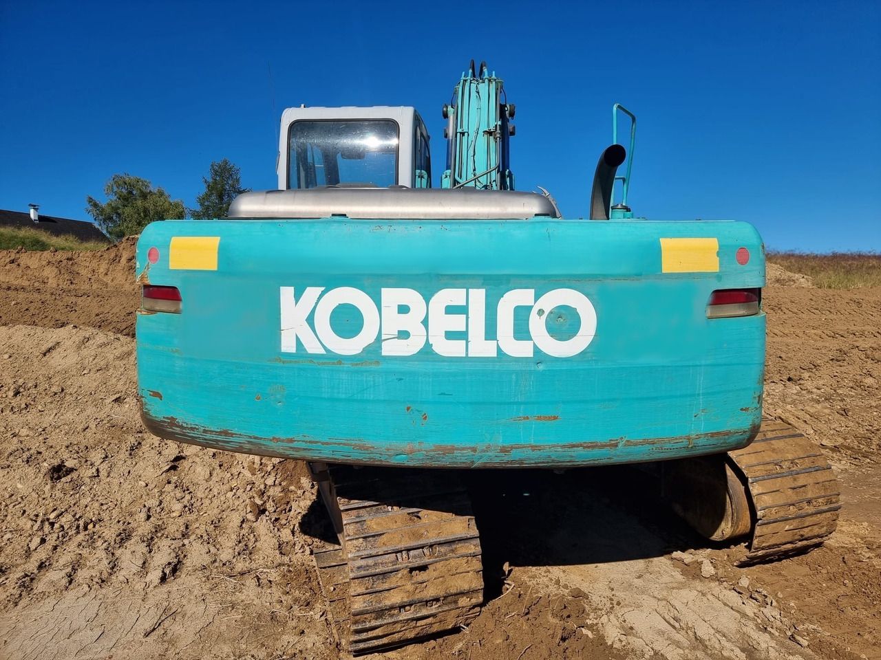 2004 Kobelco SK210NLC-6E crawler excavator rear view
