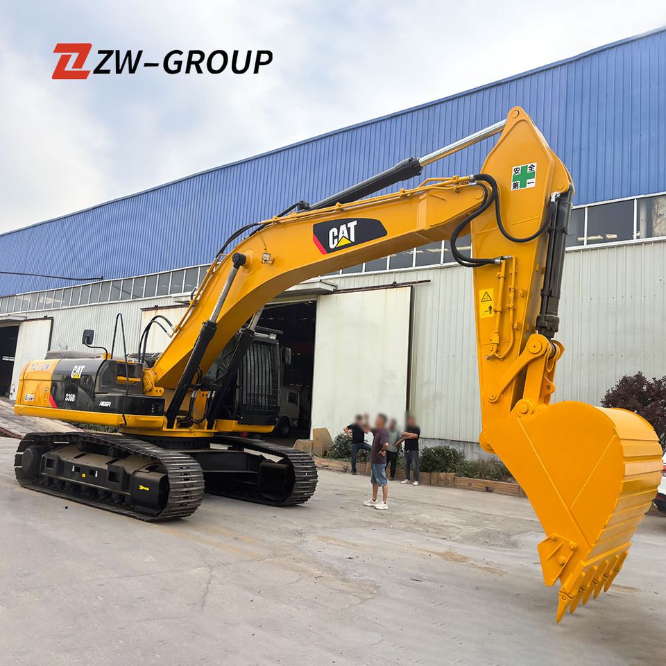 Caterpillar 336D2 crawler excavator, side view