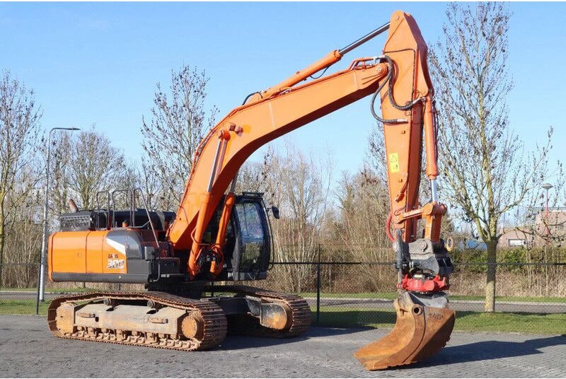 2021 Hitachi ZX300 LC-7 crawler excavator, side view