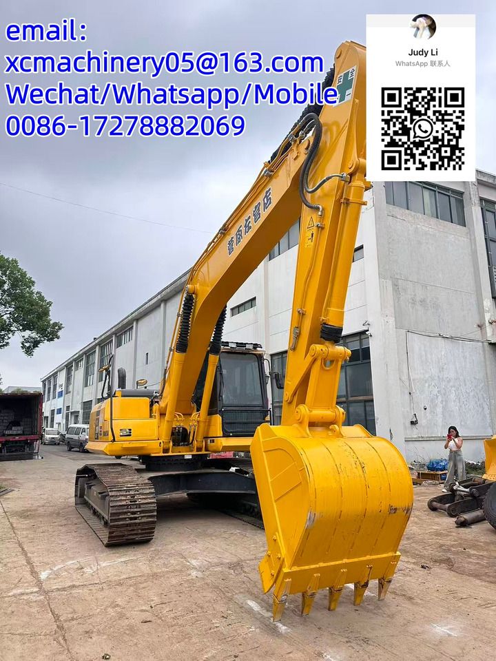 2024 Komatsu PC210 crawler excavator, front three-quarter view