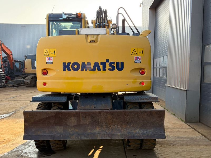 2017 Komatsu PW148-10 wheel excavator rear view