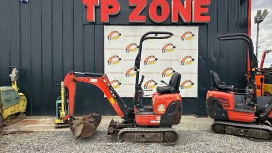 2018 Kubota K008-3 mini excavator, side view 2018 Kubota K008-3 mini excavator, side view