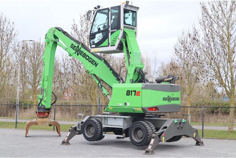 2019 Sennebogen 817E material handler, side profile view 2019 Sennebogen 817E material handler, side profile view