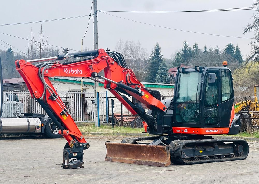 2020 Kubota KX080-4 Α2 crawler excavator, side view