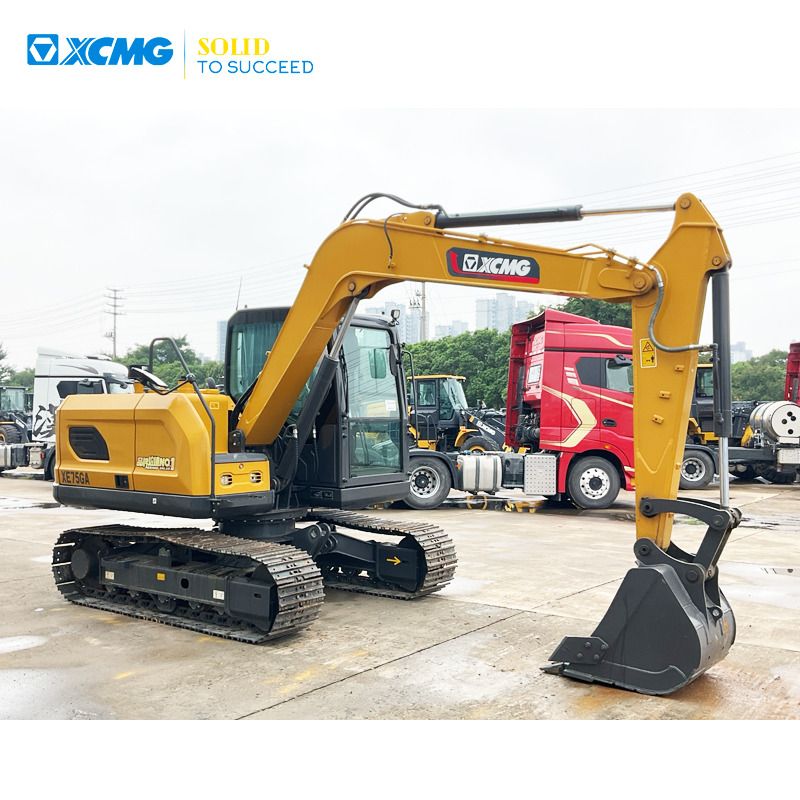 2023 XCMG XE75GA crawler excavator, side profile view 2023 XCMG XE75GA crawler excavator, side profile view