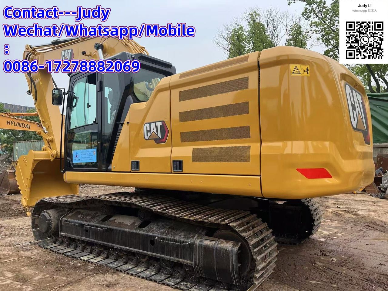 2023 Caterpillar 330GC crawler excavator, rear three-quarter view 2023 Caterpillar 330GC crawler excavator, rear three-quarter view