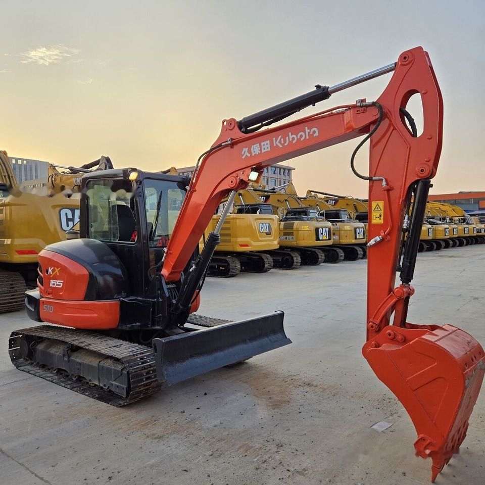 2023 Kubota KX165 mini excavator, side view