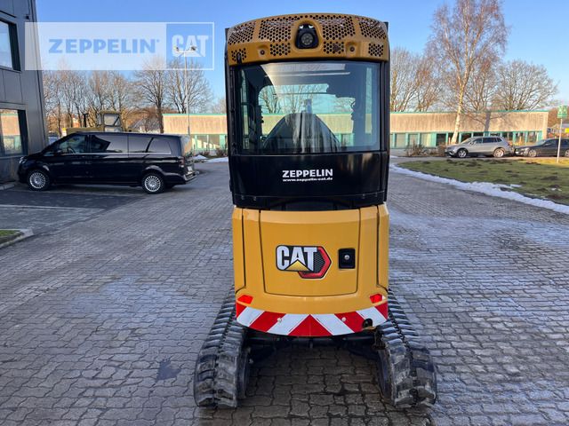 2022 Caterpillar 302-05A mini excavator, rear view