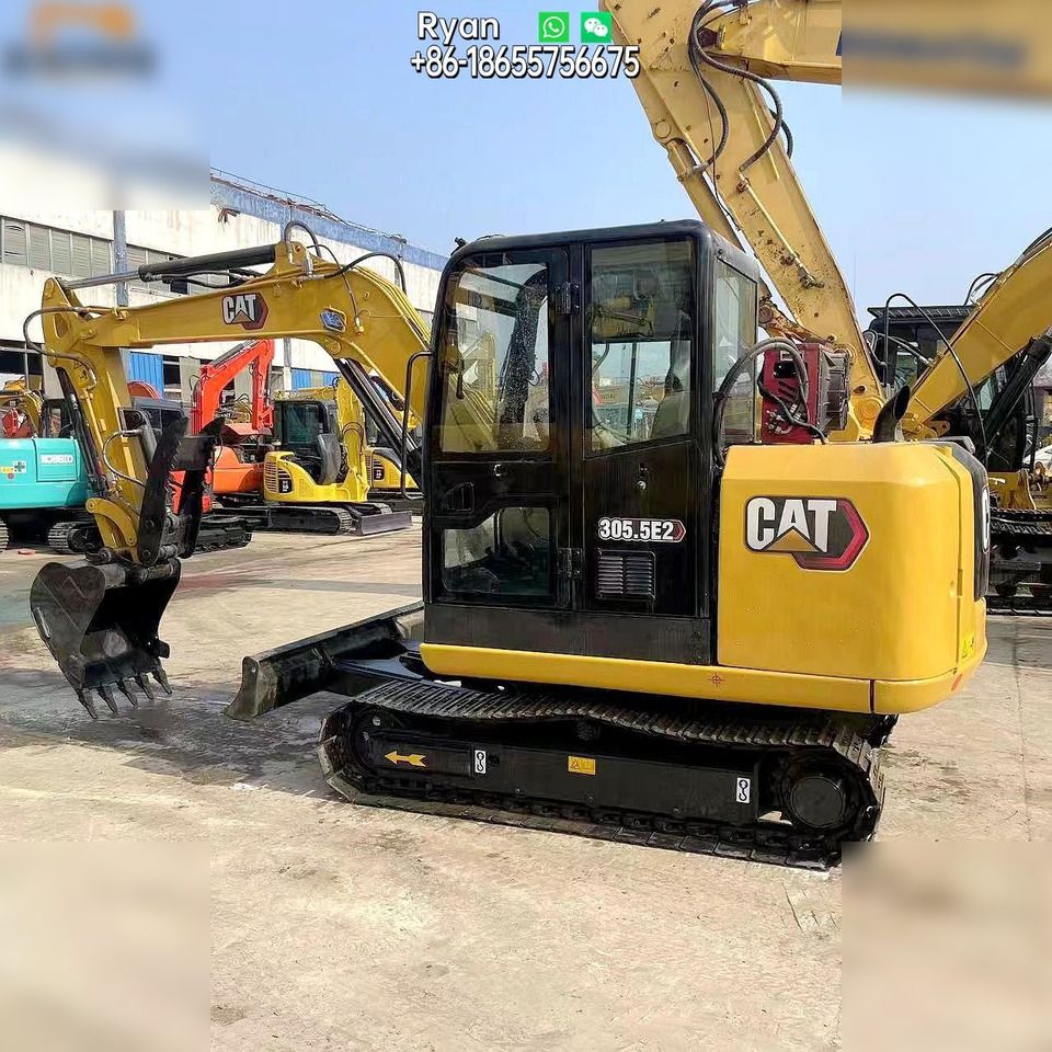 2020 Caterpillar 305.5E2 mini excavator side view