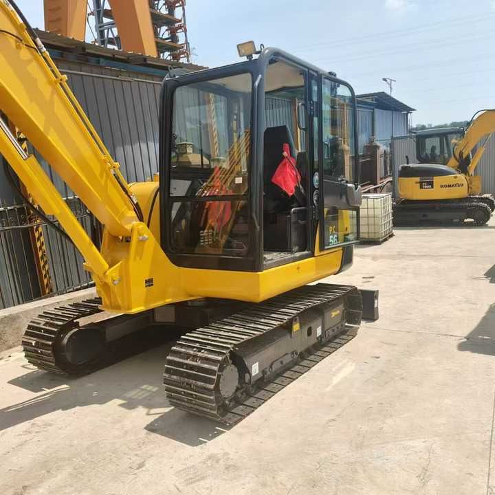 2022 Komatsu PC56 crawler excavator, side view 2022 Komatsu PC56 crawler excavator, side view