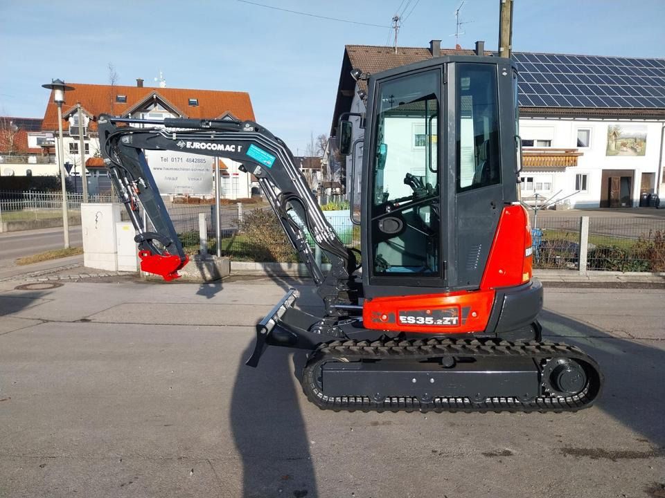 2018 Eurocomach ES 35.2 ZT mini excavator, side view