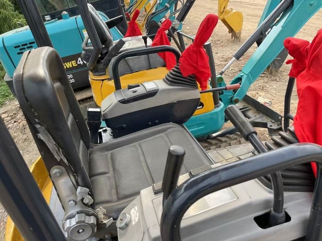 2020 Komatsu PC18MR mini excavator operator station view 2020 Komatsu PC18MR mini excavator operator station view
