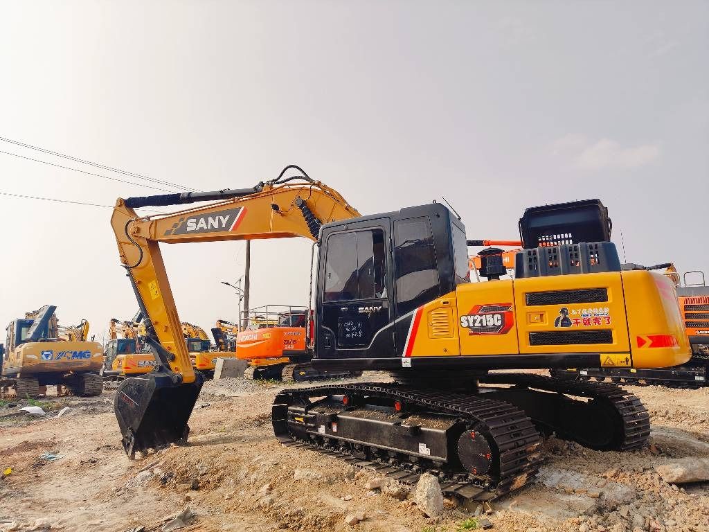 2024 Sany SY215C crawler excavator, side view