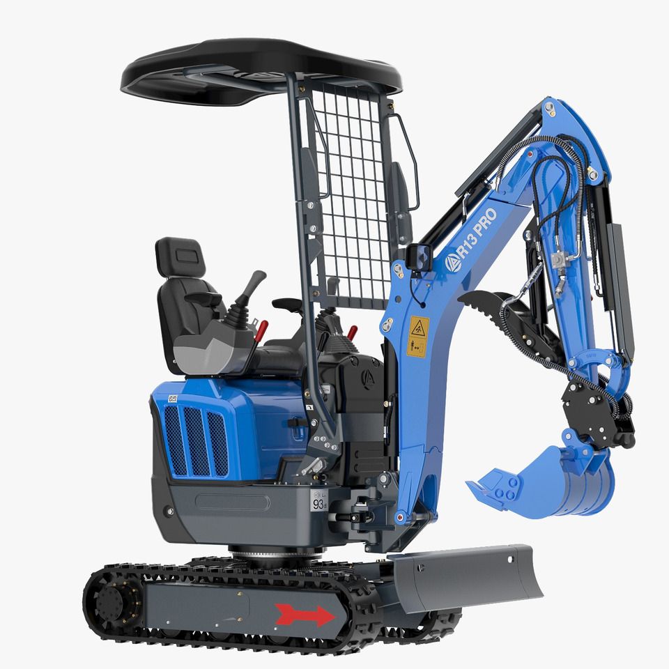 2026 Kubota R13 PRO mini excavator, side view