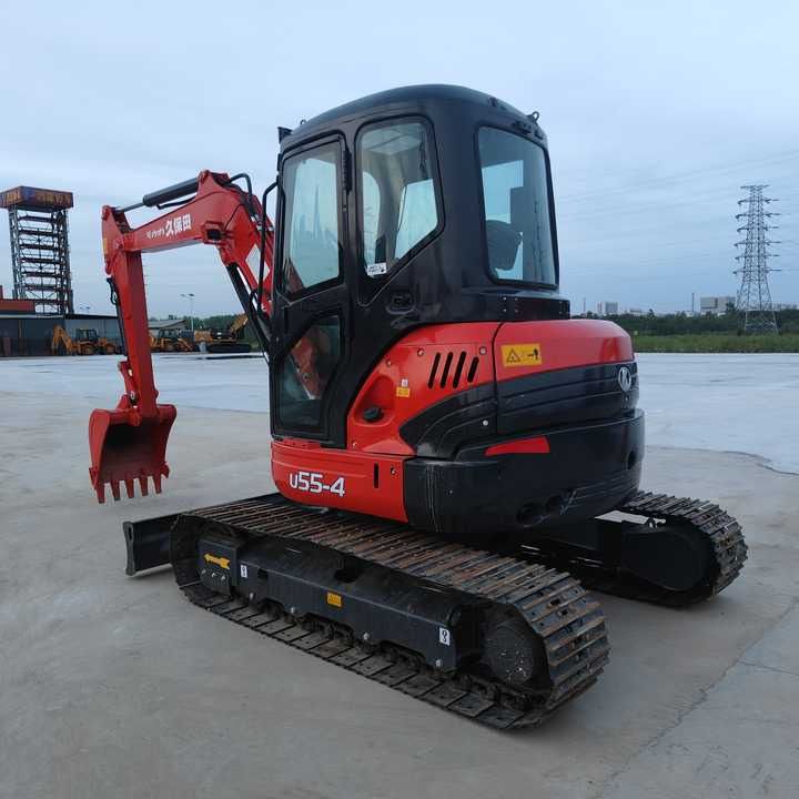 2022 Kubota U55-4 mini excavator, rear three-quarter view 2022 Kubota U55-4 mini excavator, rear three-quarter view
