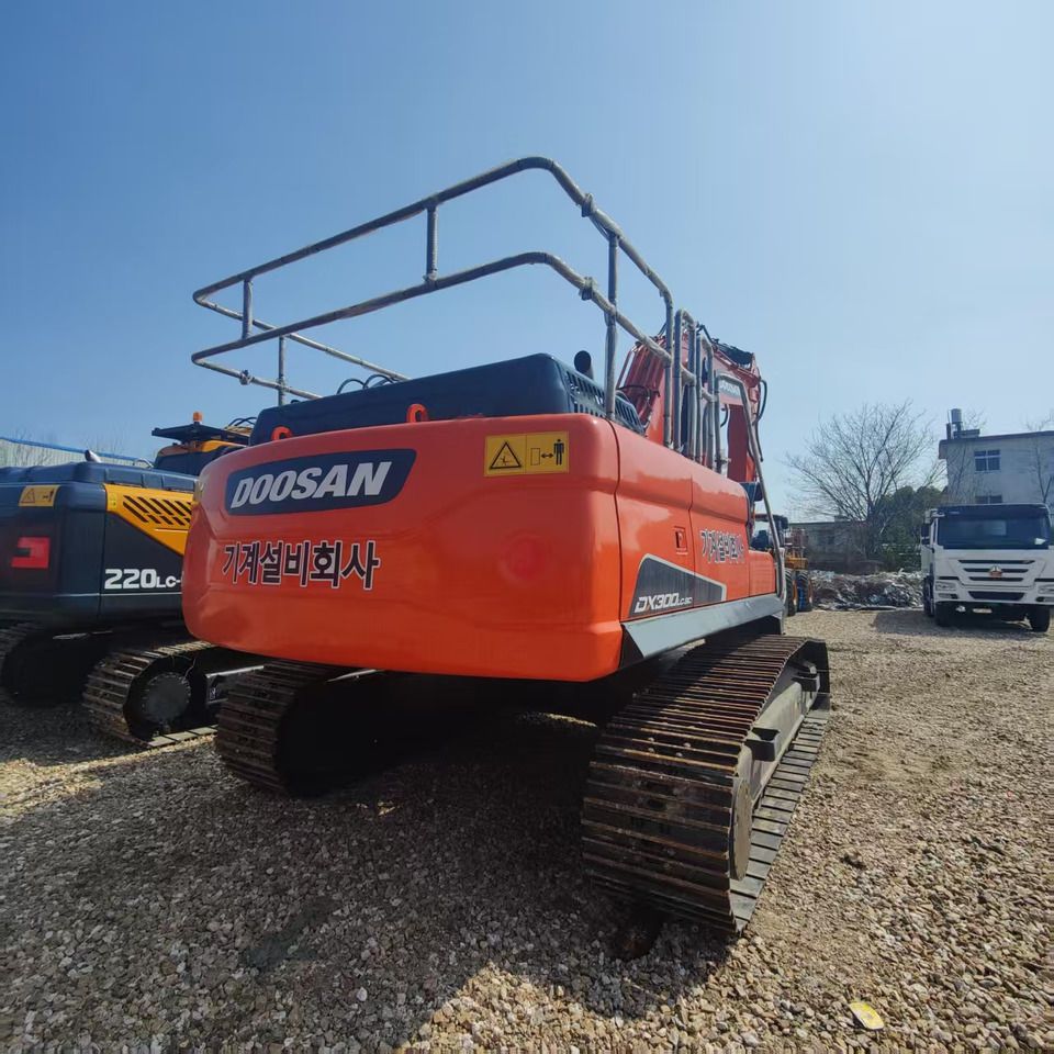 2024 Doosan DX300 crawler excavator rear view