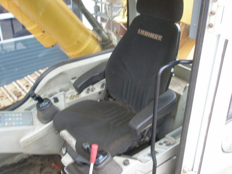 2014 Liebherr R974C material handler interior cab view 2014 Liebherr R974C material handler interior cab view