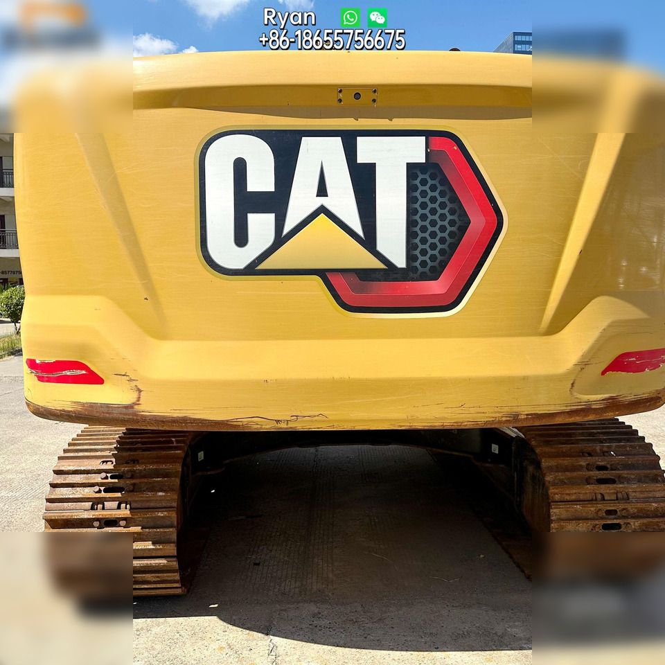 2023 Caterpillar 320GC crawler excavator, rear view 2023 Caterpillar 320GC crawler excavator, rear view