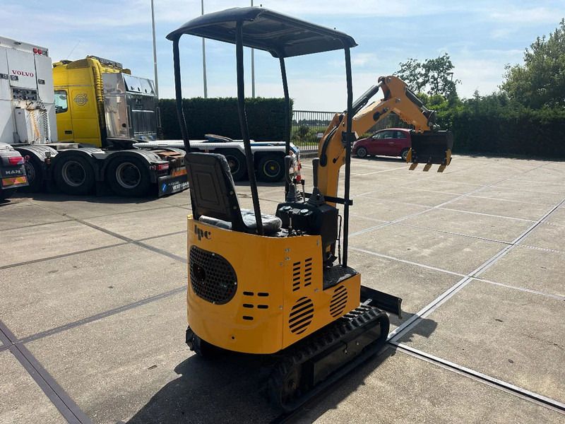 2025 JPC KV12 mini excavator, rear three-quarter view 2025 JPC KV12 mini excavator, rear three-quarter view