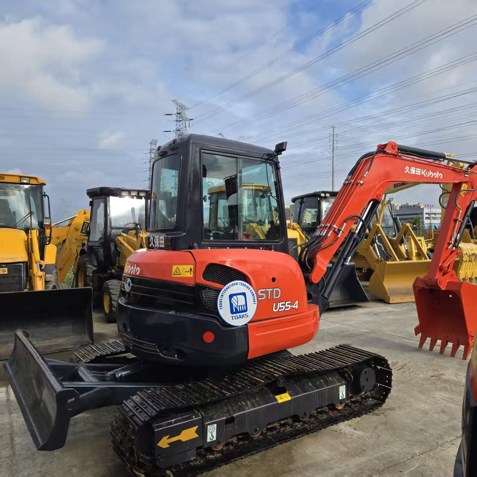 2022 Kubota U55-4 mini excavator, front three-quarter view 2022 Kubota U55-4 mini excavator, front three-quarter view