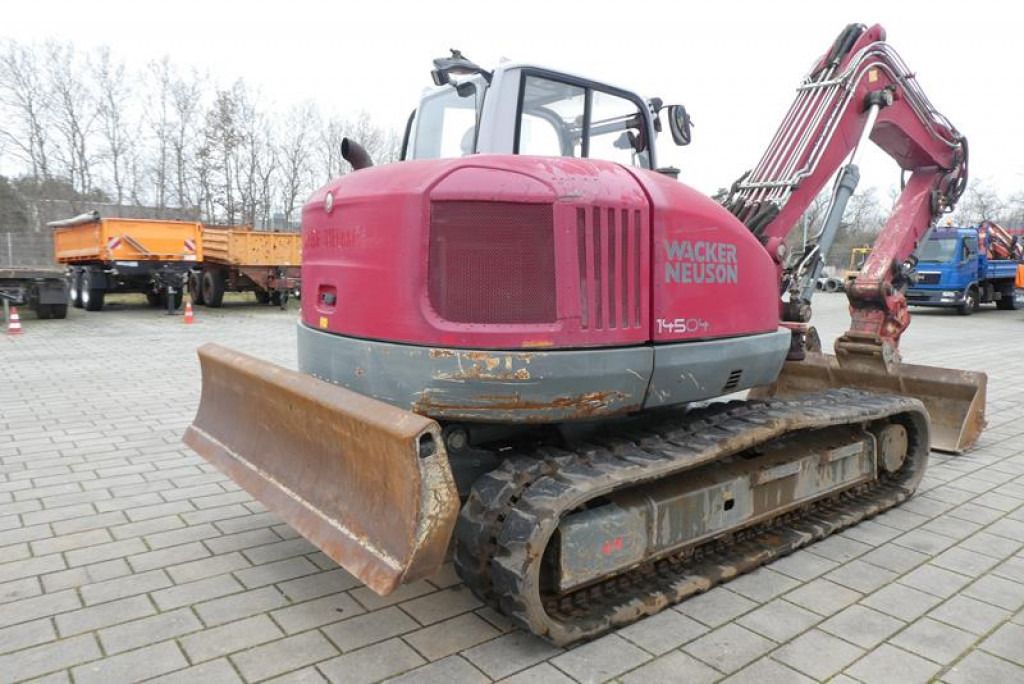 2012 Wacker Neuson 14504 E11-01 crawler excavator, rear three-quarter view 2012 Wacker Neuson 14504 E11-01 crawler excavator, rear three-quarter view