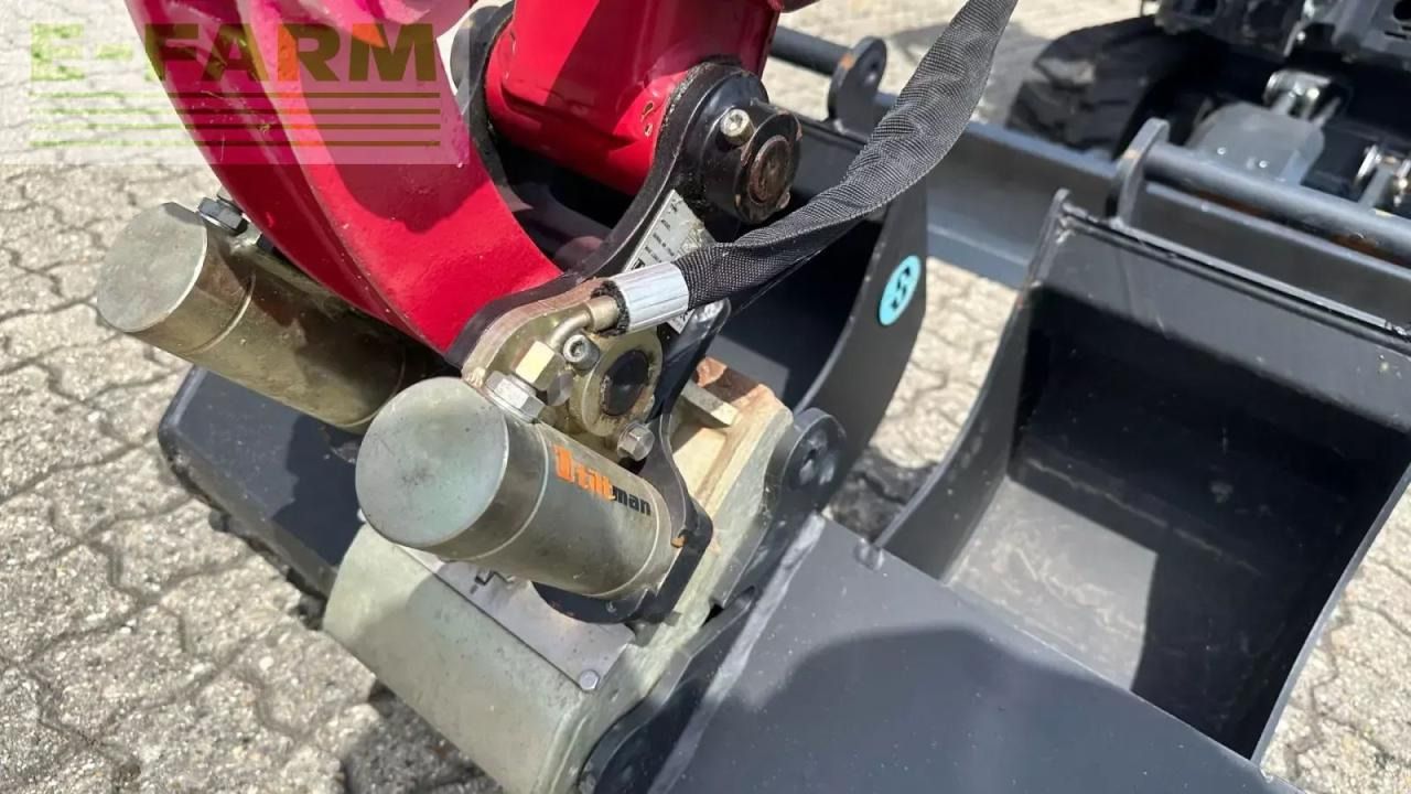 2023 Yanmar VIO 17 mini excavator bucket linkage detail