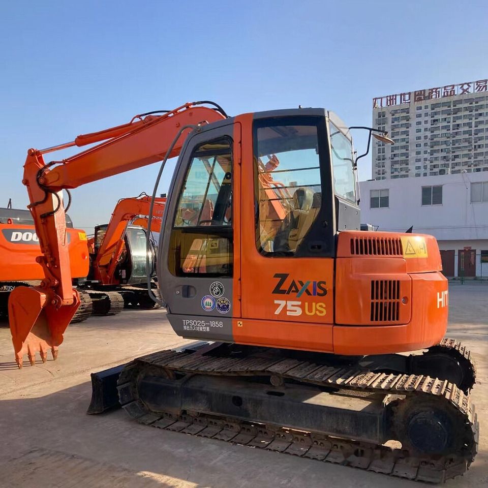 Hitachi Zaxis 75US crawler excavator, side view Hitachi Zaxis 75US crawler excavator, side view