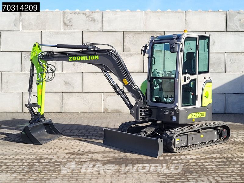 2024 Zoomlion ZE35GU mini excavator, side view