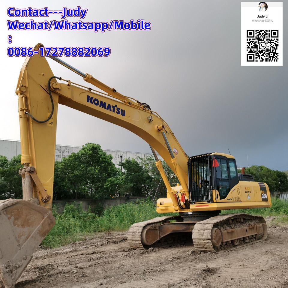 2020 Komatsu PC360 crawler excavator, side view